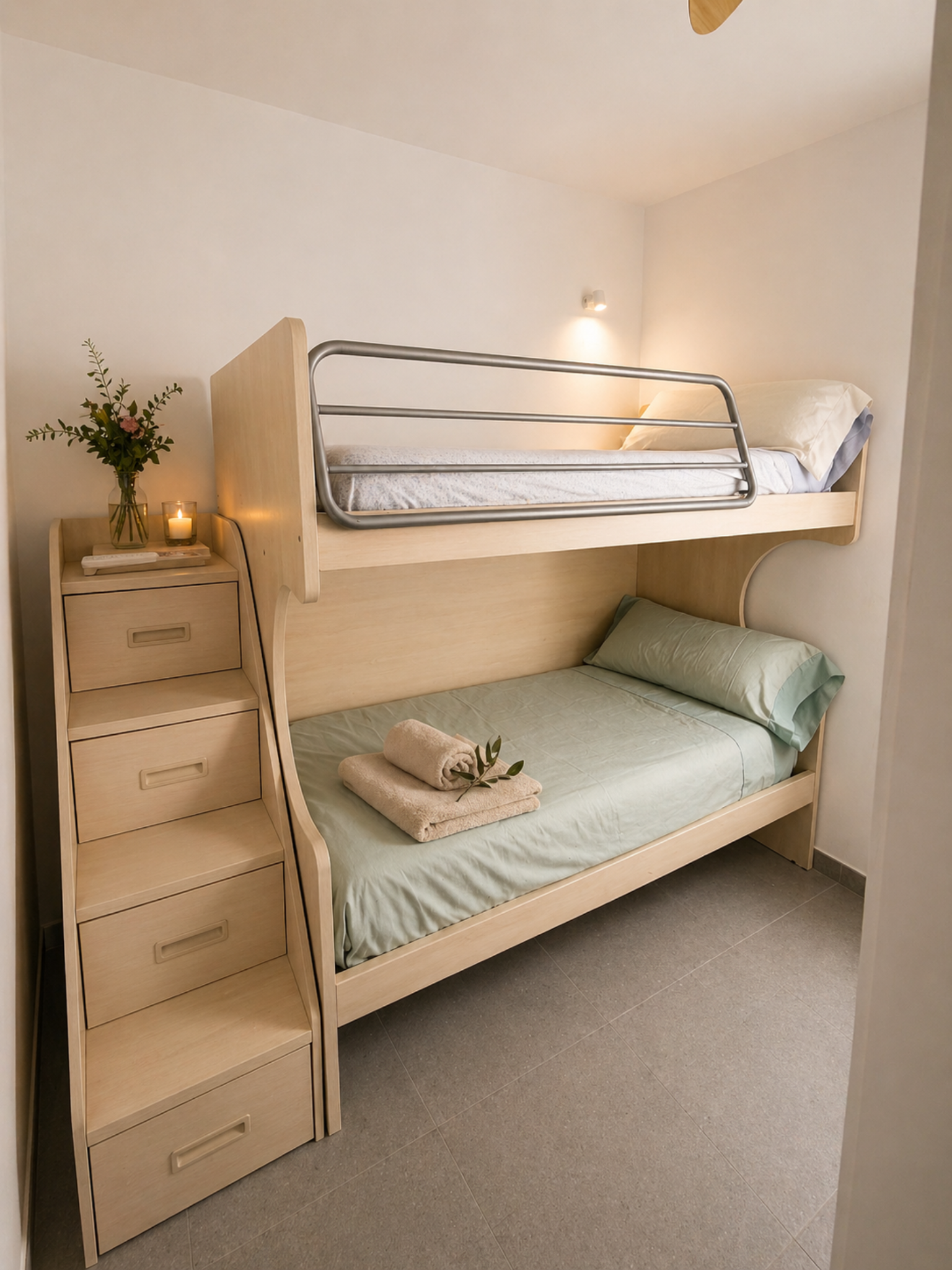 Dormitorio litera · Casa Carlota Conil