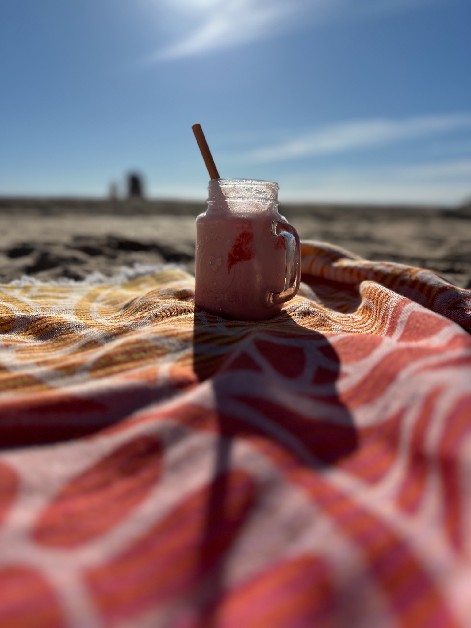 Momento de playa junto al mar en Conil